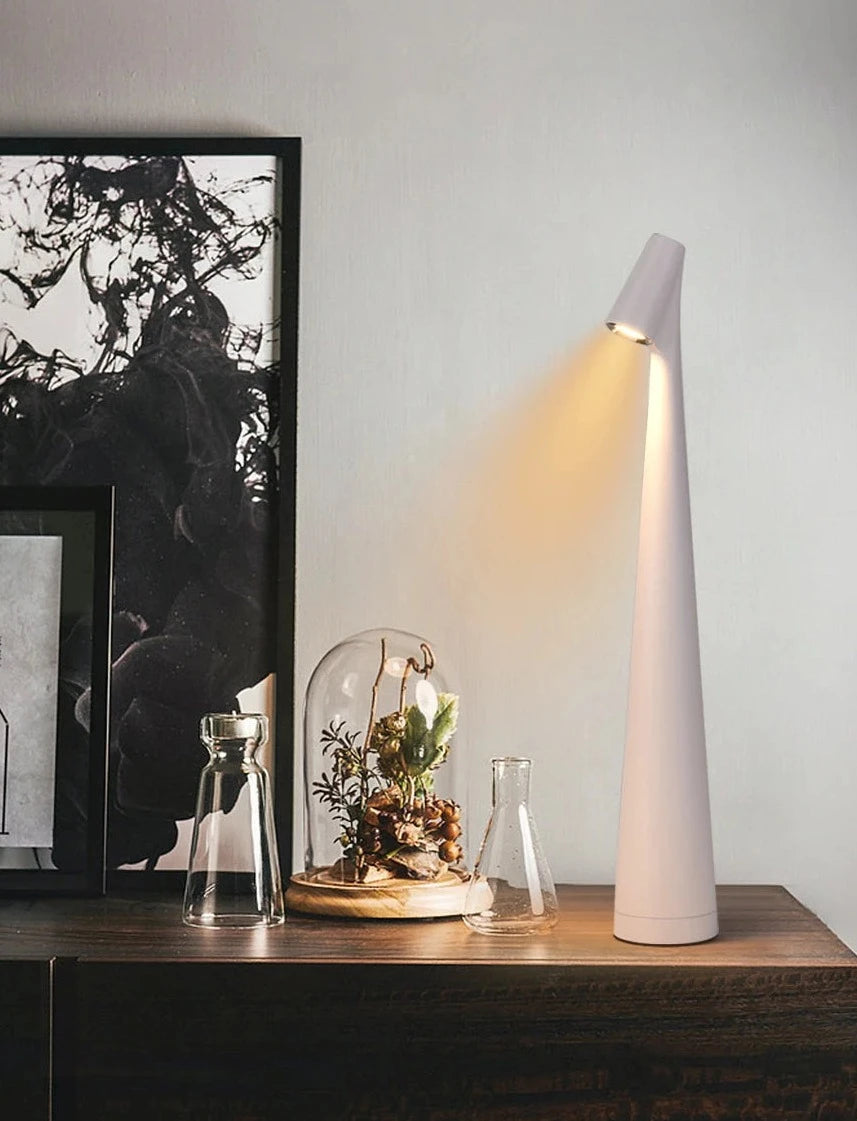 Дизайнерска нощна лампа - Стълб от светлина