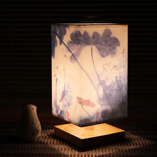 Нощна лампа - Azure Blossom